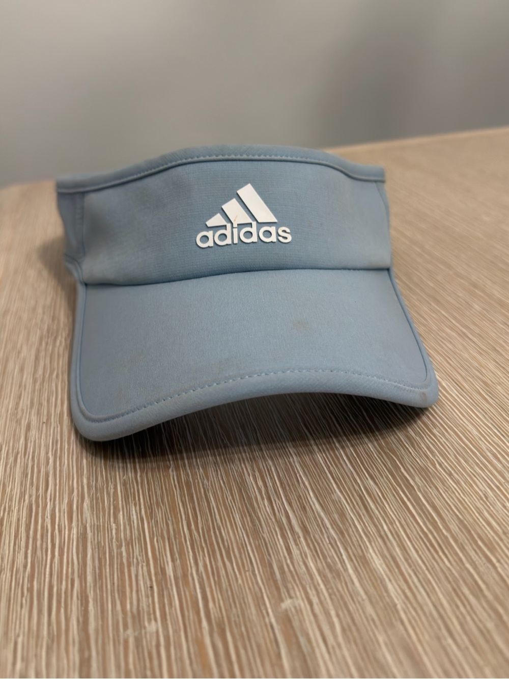 Adidas Light Blue Performance Golf Visor | Sporty Coastal Athleisure
